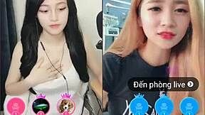 Two cute girls in livestream uplive?