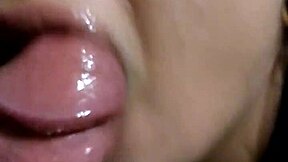 Chilean Babe Gets Facial and Swallows Cum!