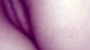 vecina golosa spreads her ass wide after rough anal fingering in bed 😈