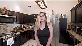 Viagra Mix-Up with Sexy Step Aunt Clover Baltimore in Taboo CFNM Striptease and Deepthroat?