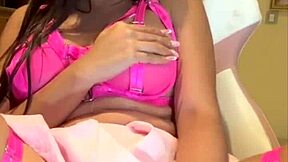 She Masturbates In Lingerie Until She Cums