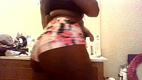 young 18+ thug watches girl dancing in bathroom and then fucks her hard. ass and pussy banging follows.