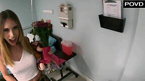 Anya relieves Kyle's cock pressure with her tight pussy!