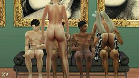 Nevaeh and Teacher Paula Gangbanged by BBCs!