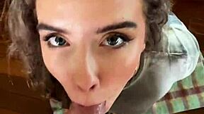 Eden Ivy gags on big cock