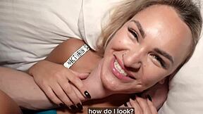 Why Dont You Put The Camera Away And Join Us, Cum Covered Big Tits Blonde