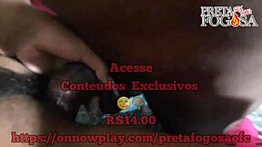 Ebony amateur teases big tits and monster cock before messy cumshot compilation