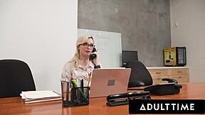 hr whore lexi lore covered in cum by employees during 6 on 1 gangbang