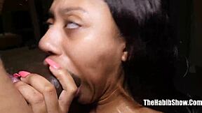 Korean mixed ebony rims big black cock