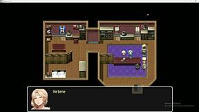 Milf in cosplay asks, 'ready for group blowjob?'