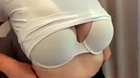 Stepmom in short skirt shows her bra to me