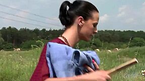 Good ass licking convinces Aliza for anal drilling.