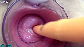 Japanese Milf Cervix Fucking With Dildo And Chopsticks