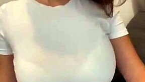 Stepmom in short skirt shows her bra to me