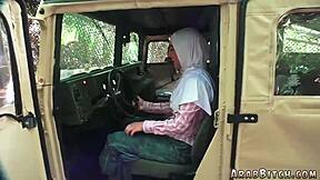 muslim babe sucks army penis in uniform, hardcore reality teen 😍