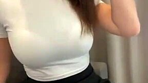 Stepmom in short skirt shows her bra to me