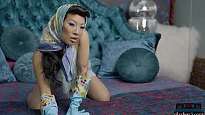 Asa Akira Rips Clothes Off In Bold Striptease