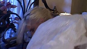 missy monroe's kinky bridal anal session with a guy, featuring hairless pussy and blowjob