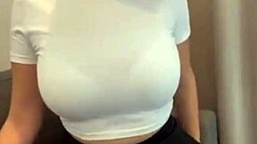 Stepmom in short skirt shows her bra to me