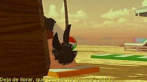 Black Bull Fucks Femboy Bunny Hard In Roblox With Spanish Subtitles