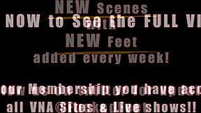 nerdy teen gia love gives oiled footjob, licking feet and cumshot at fuckedfeet