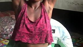 crazybitch smoking in her lane lord's room in sexy clothes