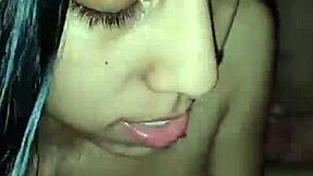 i cum on her face during our passionate homemade threesome