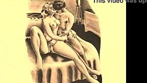 Vintage Erotic Drawings of Big Tits and Ass
