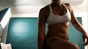 Exotic hottie spreads her tight pussy for the nasty photographer