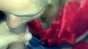 Latina Sucks Cock at Costume Party Blowjob