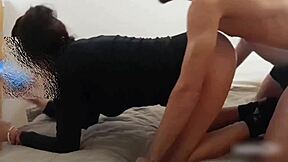 Is arama and sergio having sex in lingerie at home?