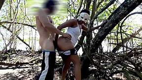 Ebony Slut Gives Creampie Passionately