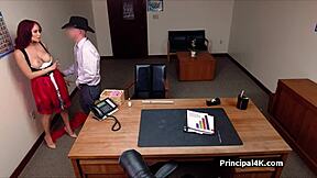 halloween blowjob and fuck in the principal's office?