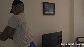 Thick Brazilian Ass Bent Over And Fucked!