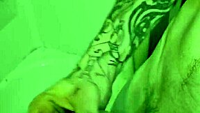 i'm rubbing my cock in and out under the shower