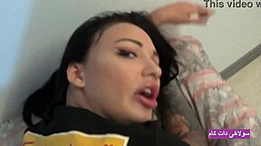 Intense hot Iranian sex with big ass 18-year-old sexy girl.