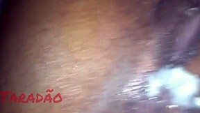 Ebony Slut Moans Loudly Cumming On Cock In Ass