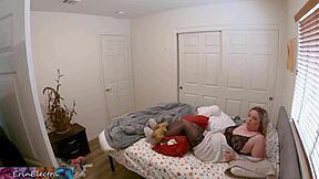 Stepmom's back hurts, but she's horny.