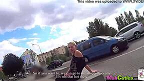 Blonde Amateur Cheats On Boyfriend In The Shop!