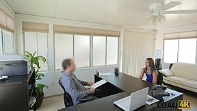 Man fucks student in office