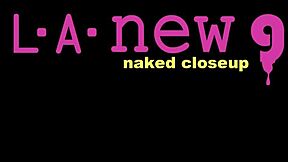 Sun-kissed blonde beauty shows her body.