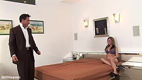 i'm the blonde honey deepthroating his big cock