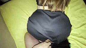 stepsister forgot to wear panties to bed - amateur real sex