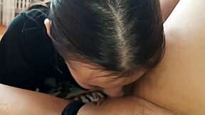 my girlfriend after a long separation kisses and caresses my body