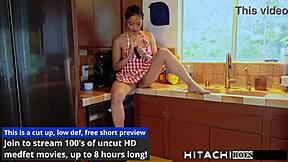 Channy crossfire masturbates with toys backstage