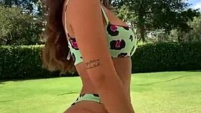 hot teen's pussy jumps out, bursting with wild energy