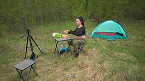 Hungry Stranger Trades Huge Dick For Sandwich In POV