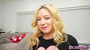 Stepdaughter Helps Stepdad Cum in Reality Scenario with Father-in-Law and Uncle Involvement