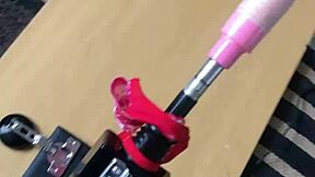 Smooth housewife in amateur homemade scene