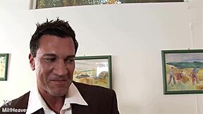 i'm the blonde honey deepthroating his big cock